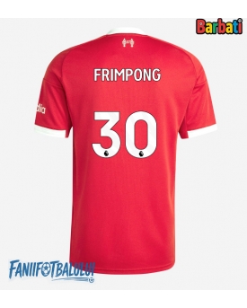 Liverpool Jeremie Frimpong #30 Tricou Fotbal Replică 2025-26 Barbati Acasa
